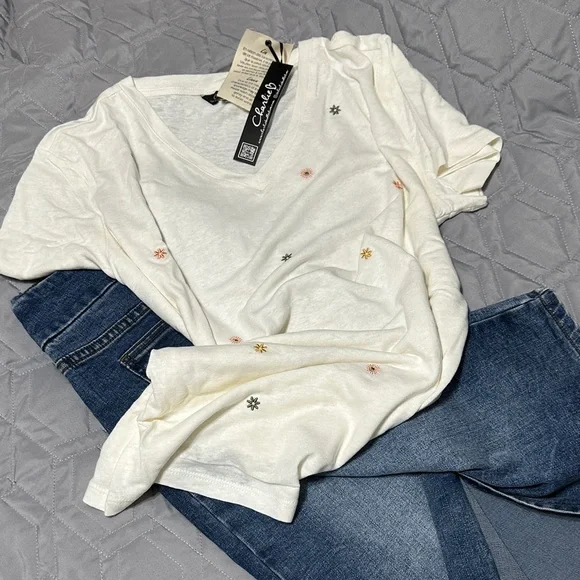 Sz 12 Tribal Blue Washed Denim Pencil Skirt - Picture 2 of 11